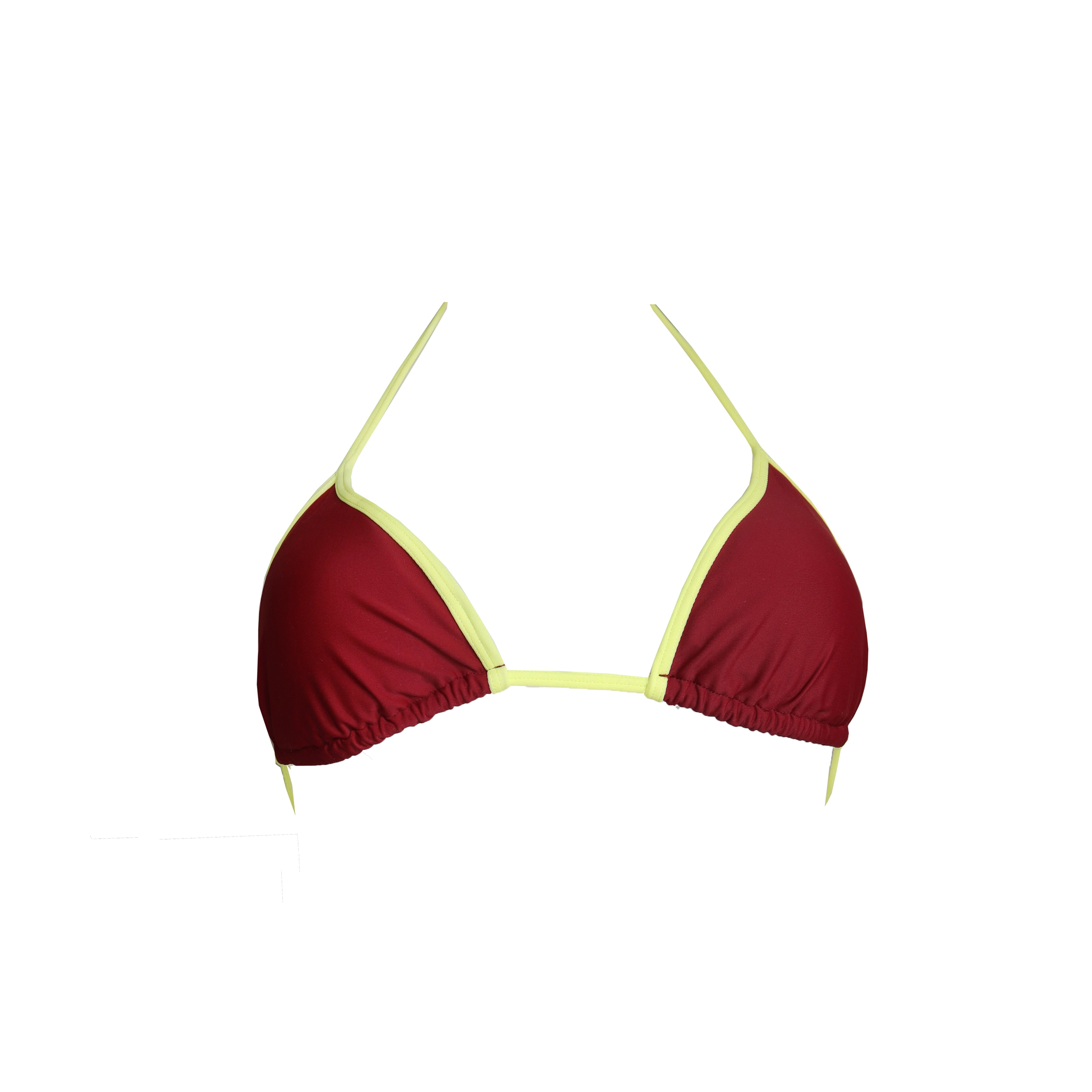 Bordeaux Bikini Top