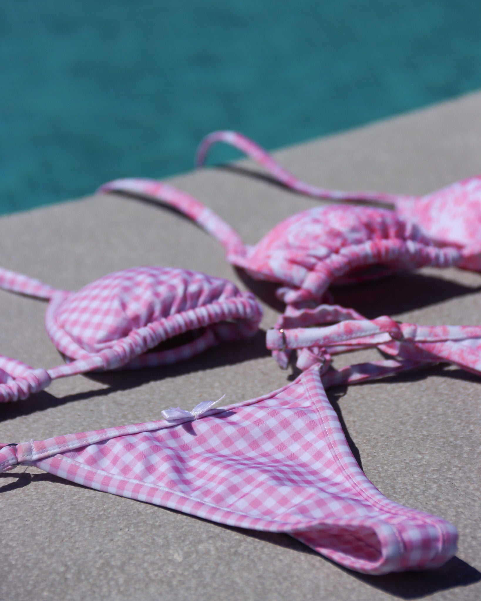 Top de Biquíni Halter V2 Push-Up Vichy