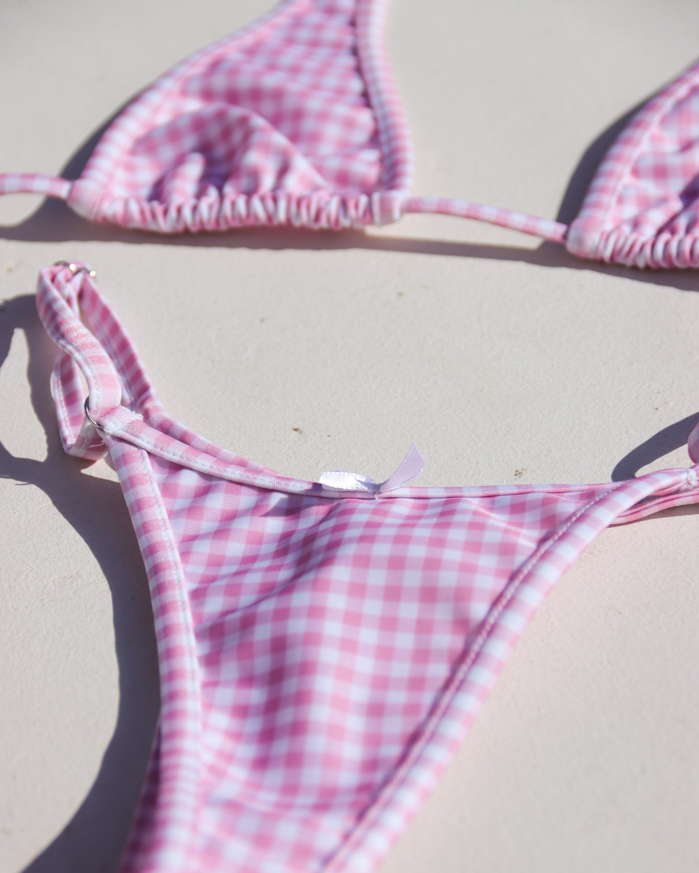 Top de Biquíni Halter V2 Push-Up Vichy